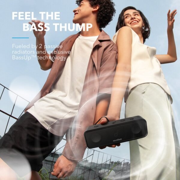 Caixa de Som Soundcore 3 Bluetooth Titanium - Imagem 6