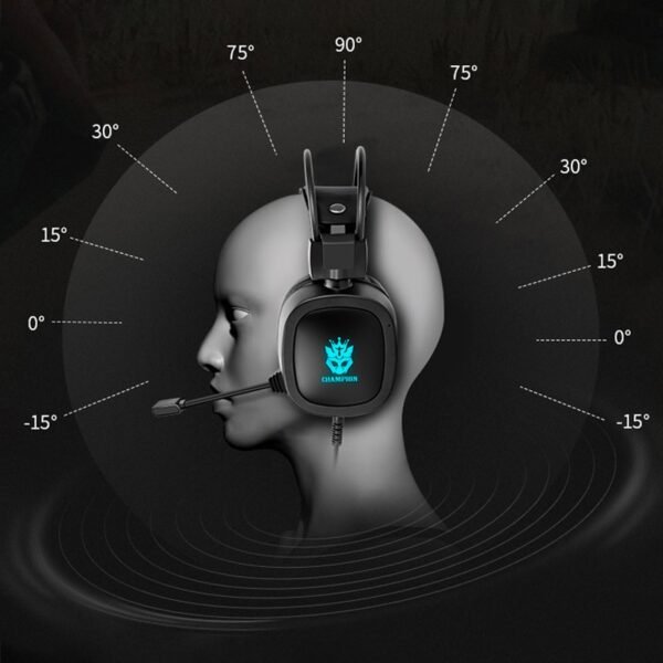 Headset Gamer KINGSTAR 7.1 3.5mm RGB - Imagem 3