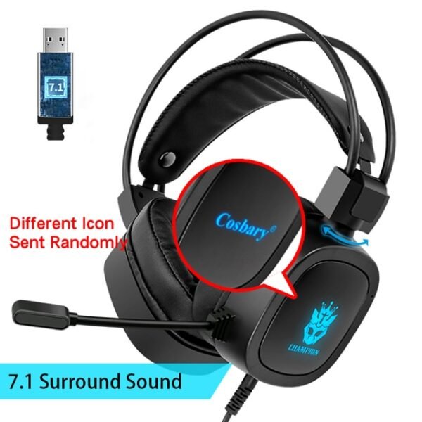 Headset Gamer KINGSTAR 7.1 3.5mm RGB - Imagem 5