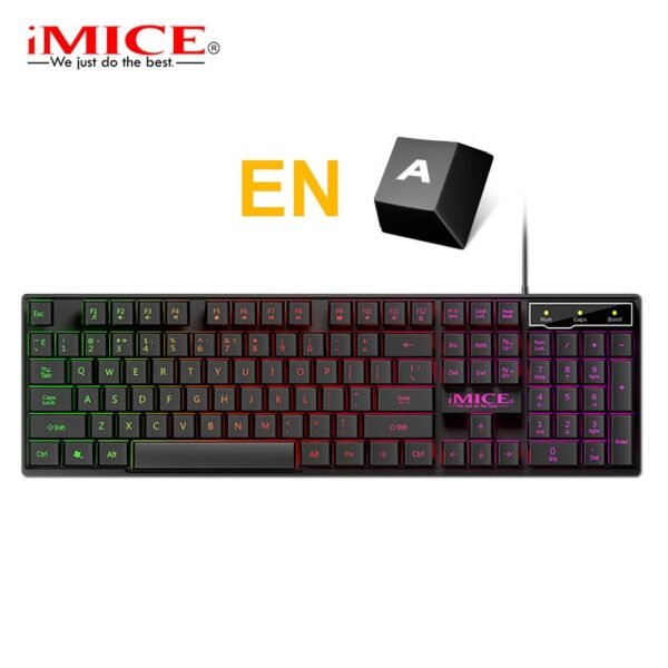 Teclado Gamer 104 Teclas USB rgb - Imagem 2
