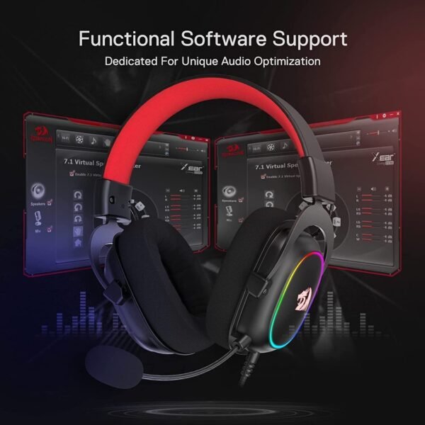 Headset Redragon H510 RGB Zeus X Gamer - Imagem 3