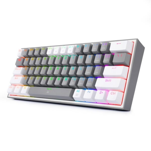 Teclado Redragon K617 60% RGB Gamer 61 Keys Red Switch - Imagem 5